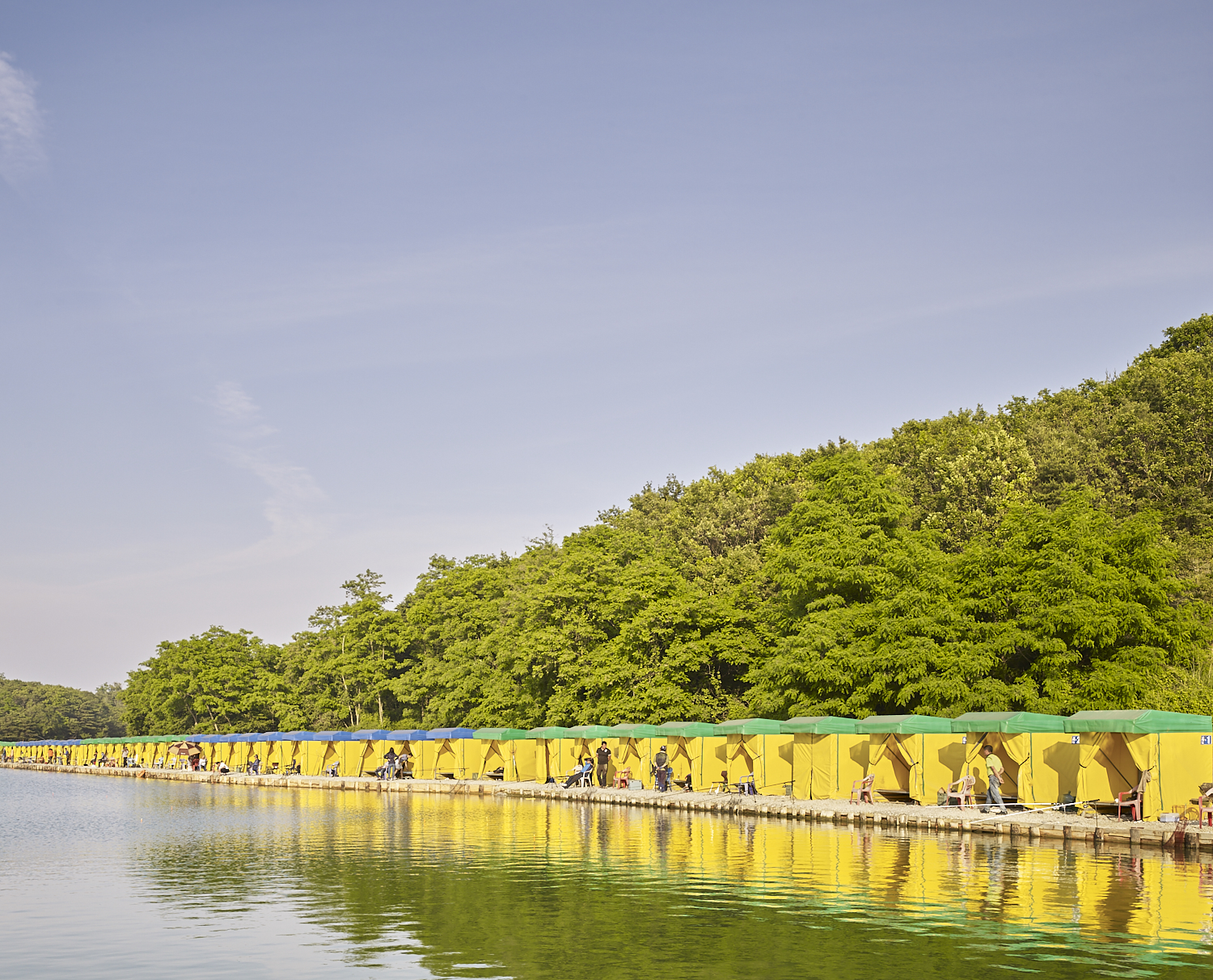 Fishing huts, Damwon-gu, South Korea, 2016