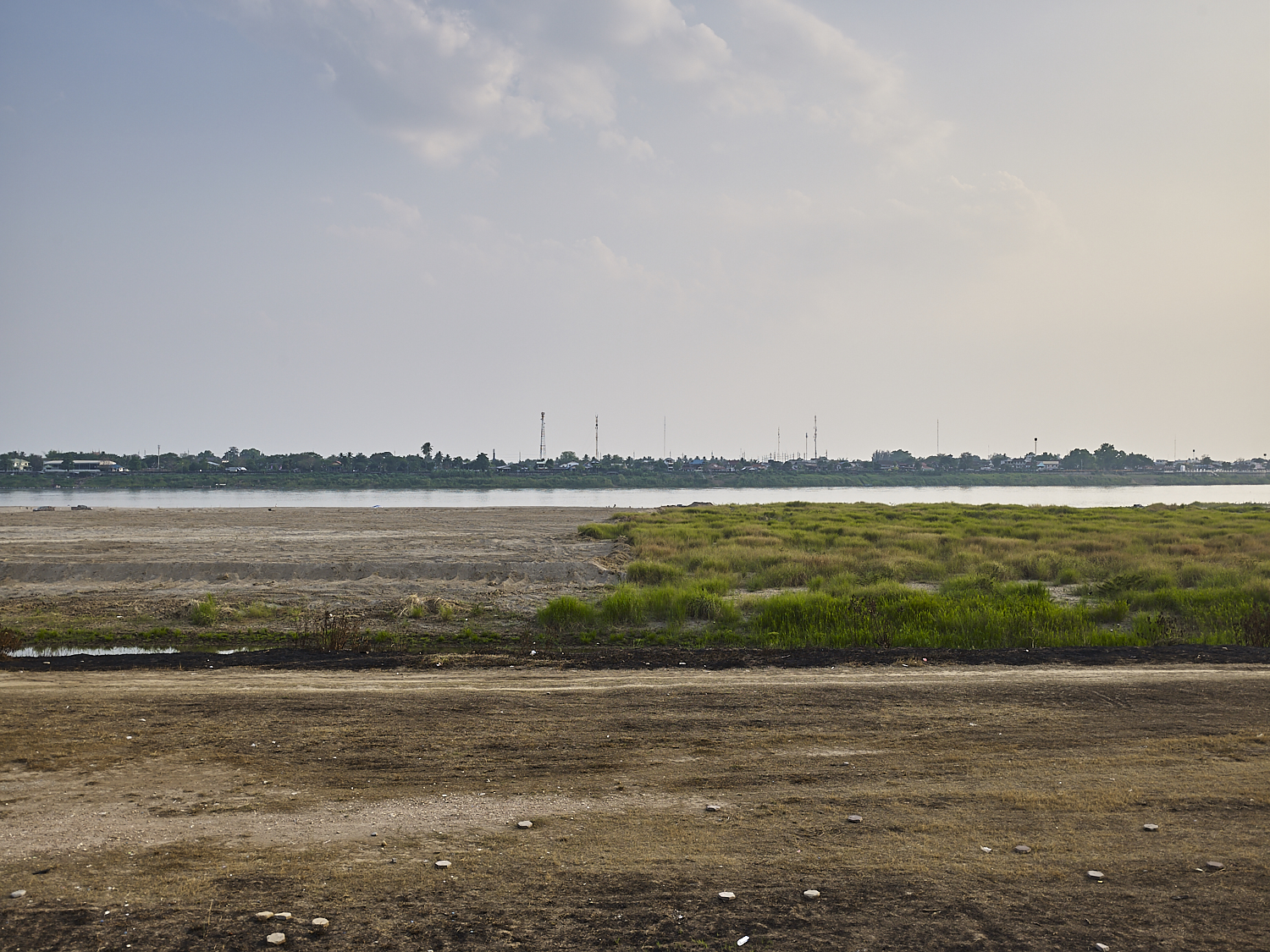 sand 07, Mekong River, Vientiane, Laos, 2018